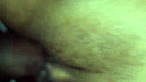 The Latina woman gets a professional shave