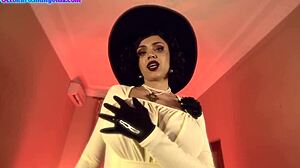 milf dimitrescu gets intense anal fuck in cosplay