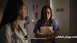 Doctor lures nurse into cheating cover-up at hospital - Sinn Sage, Vicky Chase