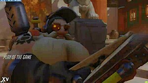 Short midget dominates tall French lady in steamy encounter