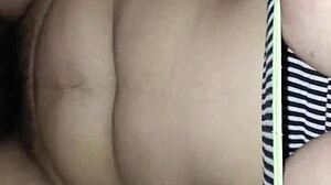 Wow! Pizza guy fucked me hard and came on my ass!