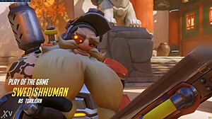 Short midget dominates tall French lady in steamy encounter