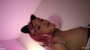 Emo girl takes a hard pounding in raw homemade action
