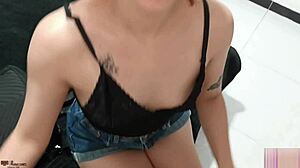 I fuck my stepbrother hard, we cum together.