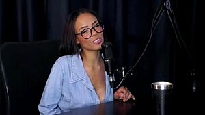 sexy morena alice vasconcelos strips showing big boobs after confessing bisexual urges when drunk on sheer red