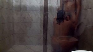 Milf Mommy Worships Big Ass and Dick in Bathroom