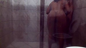 Milf Mommy Worships Big Ass and Dick in Bathroom