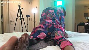 Yo, Rapper Bangs Goth TS Hard! 🖤