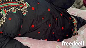 stepmom, check my huge cock and let's play in uniform