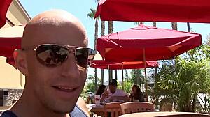 Blonde mature Lysa DeMarco drilled by Barry Scott in stockings