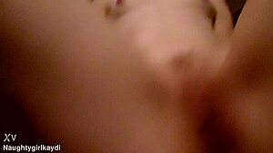 Kaydi's sweet young pussy on display