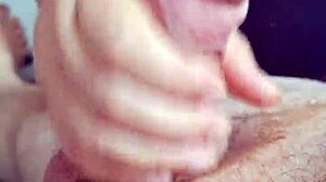 Young Stepdaughter Jerks Stepfather Off When Alone At Home!