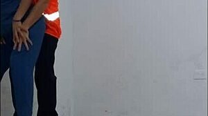 Nurse Seduces Cleaning Guy! Fuck Her Hard!