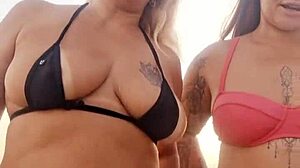 Slutty Friend Takes Beach Virginity