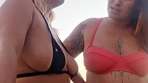 Slutty Friend Takes Beach Virginity