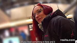 hey gorgeous czech kitten teased in mall then pounded in pov