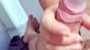Young Stepdaughter Jerks Stepfather Off When Alone At Home!
