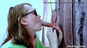 Hey, Hung Blonde at My Gloryhole Now?