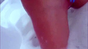 Girl Plays Teasingly In Bathroom?