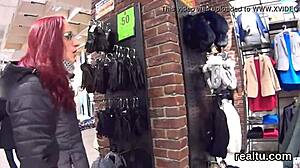 hey gorgeous czech kitten teased in mall then pounded in pov