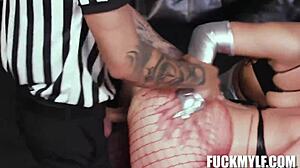 Wrestling milf Liv Revamped faces Sophia Locke in hardcore POV