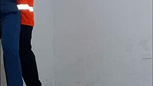 Nurse Seduces Cleaning Guy! Fuck Her Hard!