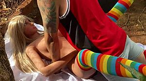 linda wanted to give it up front with that toy, so hot