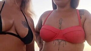 Slutty Friend Takes Beach Virginity