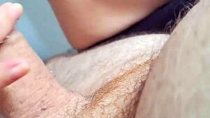 Young Stepdaughter Jerks Stepfather Off When Alone At Home!