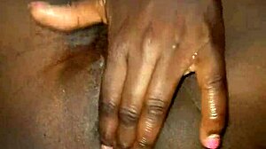 i watched this black woman spreading in a smooth solo session