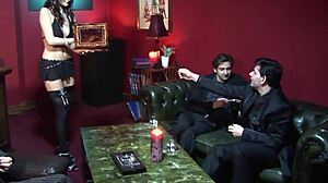 wild cigar club gangbang orgy with double penetration action