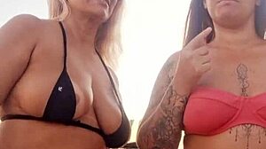 Slutty Friend Takes Beach Virginity