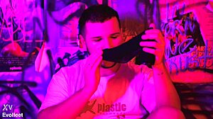 this bbw girlfriend is all about foot sex with licking and face sitting