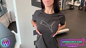 homemade with wifebucket gym empty we got horny and fucked 💪😈