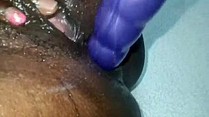 i watched this black woman spreading in a smooth solo session