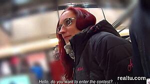 hey gorgeous czech kitten teased in mall then pounded in pov