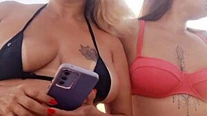 Slutty Friend Takes Beach Virginity