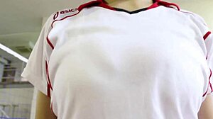Japanese volleyball star's secret training footage