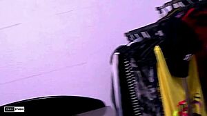 Young Hot Latina Rides Well-Endowed Guy In Lingerie