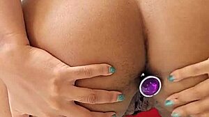 Brazilian babe touches herself while calling his name