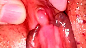 Fresh creampie in amateur pink pussy after 25 days?