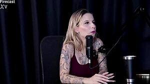 Naty Varga and Baby Fire in Sheer Red Outfits During Outdoor Fun