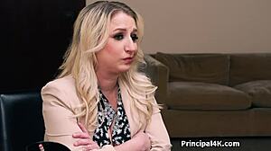 Hey, watch this milf slide head teacher's dick between her big tits!