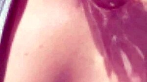 Mature Model Strolls on Beach