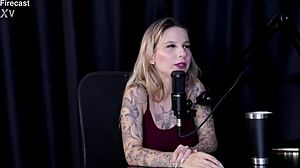 Naty Varga and Baby Fire in Sheer Red Outfits During Outdoor Fun