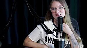 Naty Varga and Baby Fire in Sheer Red Outfits During Outdoor Fun