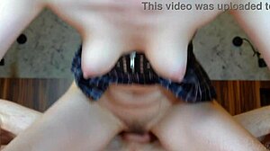 stepson blasts huge cumshot on stepmom’s hairy pussy after rough big cock riding