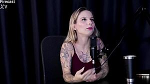 Naty Varga and Baby Fire in Sheer Red Outfits During Outdoor Fun