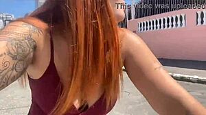 bicycle ride without panties sweats pussy