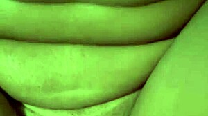 Daddy stuffs tight pussy with huge cumload creampie